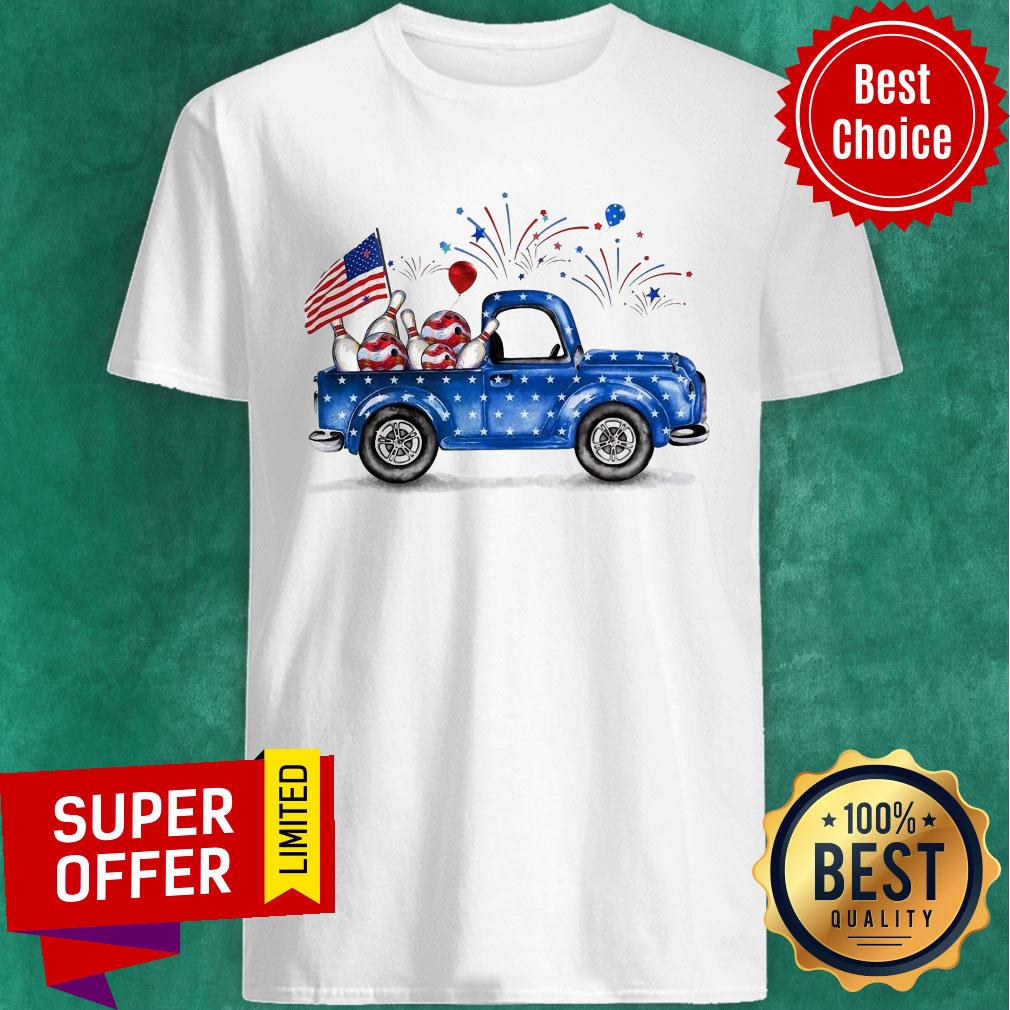 Official Bowling Firework Car Shirt