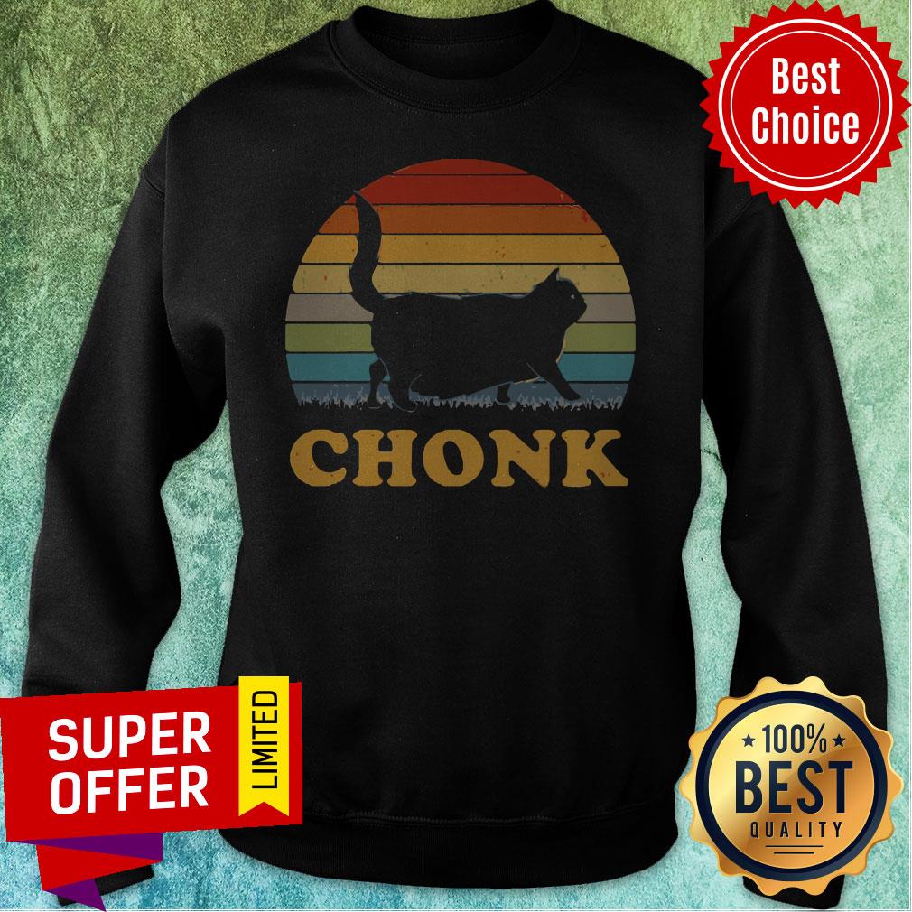 Official Cat Chonk Vintage Retro Shirt