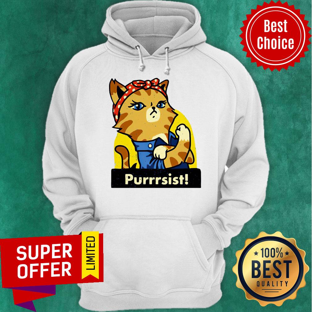 Official Cat Lady Prints Purrsist Shirt