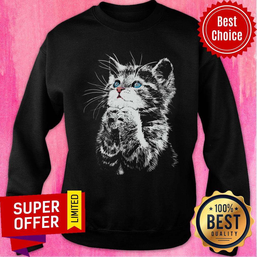Official Cute Cat Pray Shirt