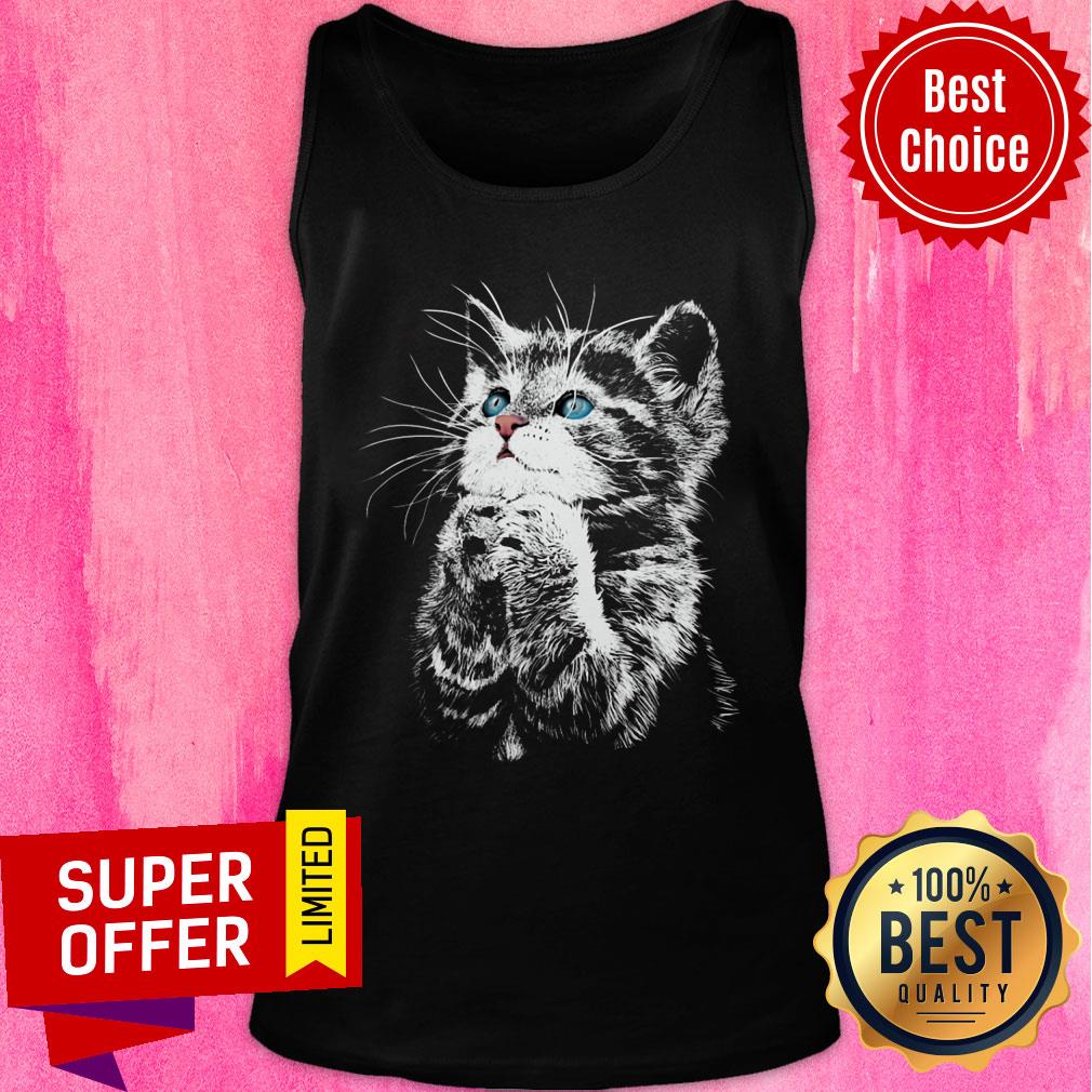 Official Cute Cat Pray Shirt