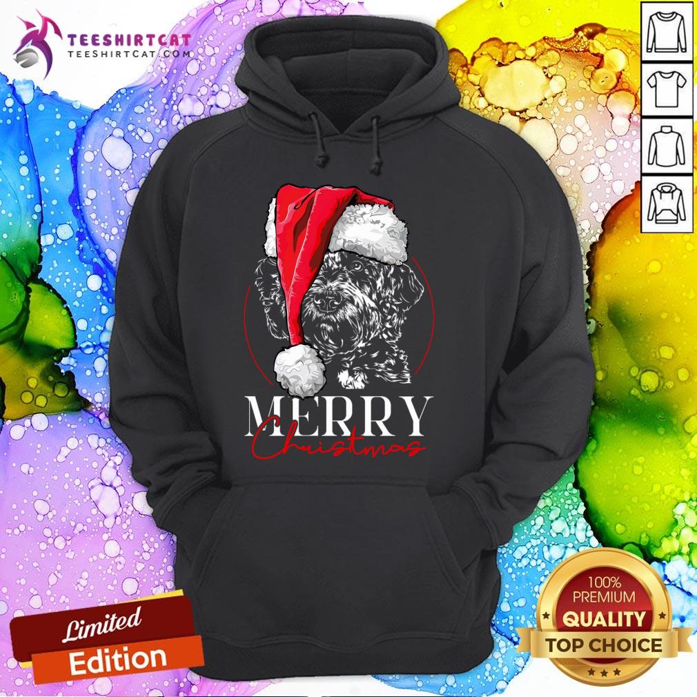 Official Doodle Santa Merry Christmas Dog Mom Doodle Dog Mom T-Shirt