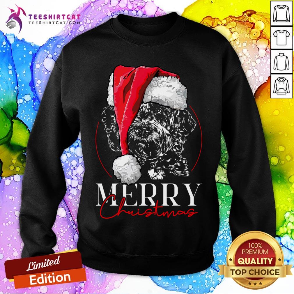 Official Doodle Santa Merry Christmas Dog Mom Doodle Dog Mom T-Shirt