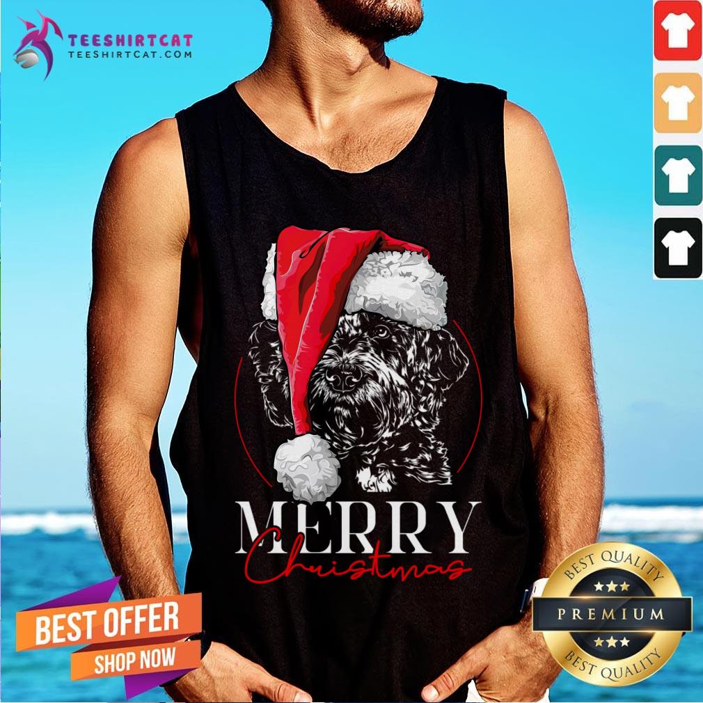 Official Doodle Santa Merry Christmas Dog Mom Doodle Dog Mom T-Shirt