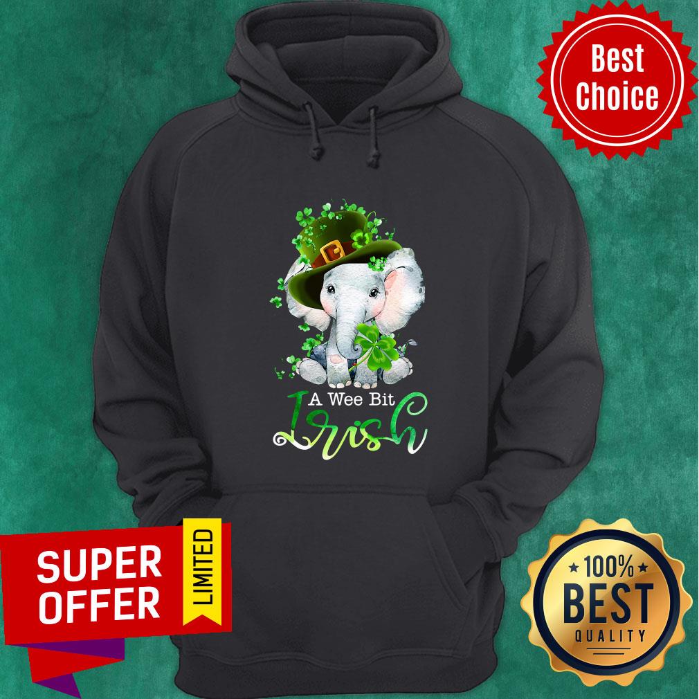 Official Elephant A Wee Bit Irish For Patrick's Day Lover Shirt