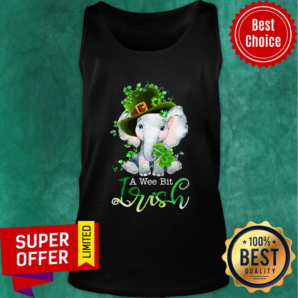 Official Elephant A Wee Bit Irish For Patrick's Day Lover Shirt