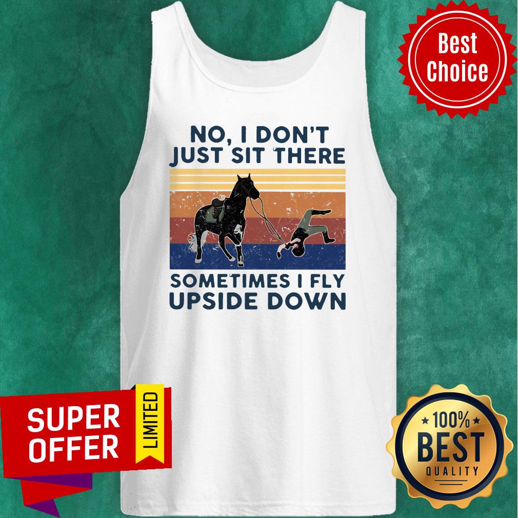 Official Equestrian No I Don’t Just Sit There Horse Baseball Vintage Shirt