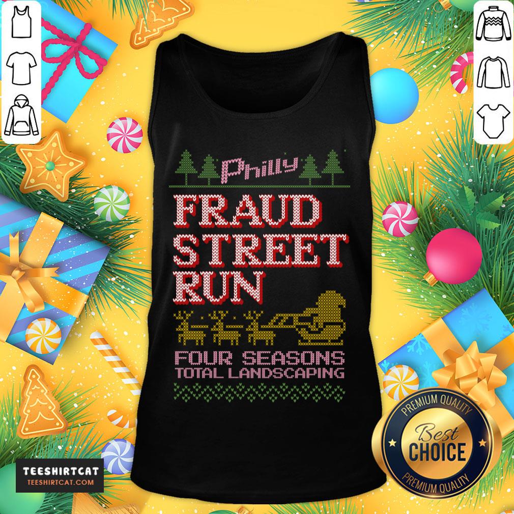 Official Fraud Street Run Ugly Christmas Sweater Fraud Street Run T-Shirt