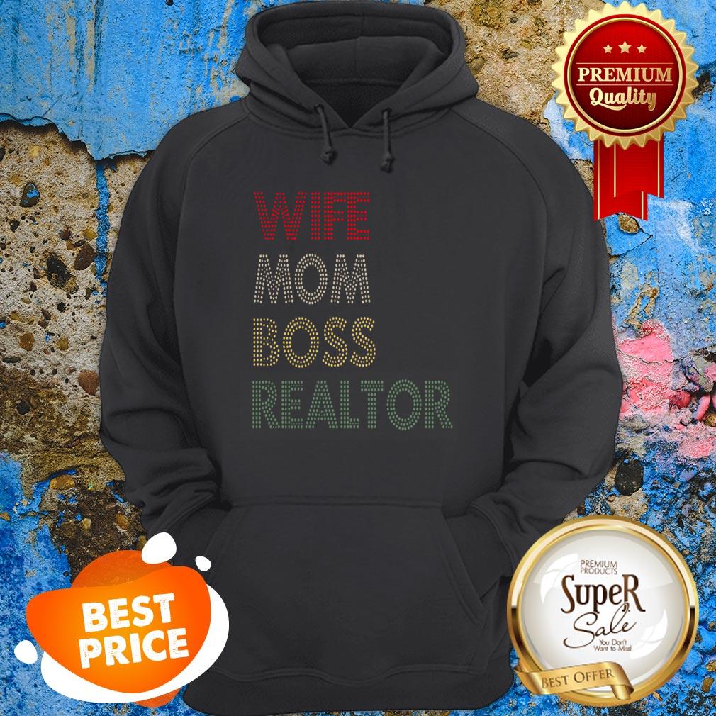 Official Glitter Wife Mom Boss Realtor Vintage Shirt