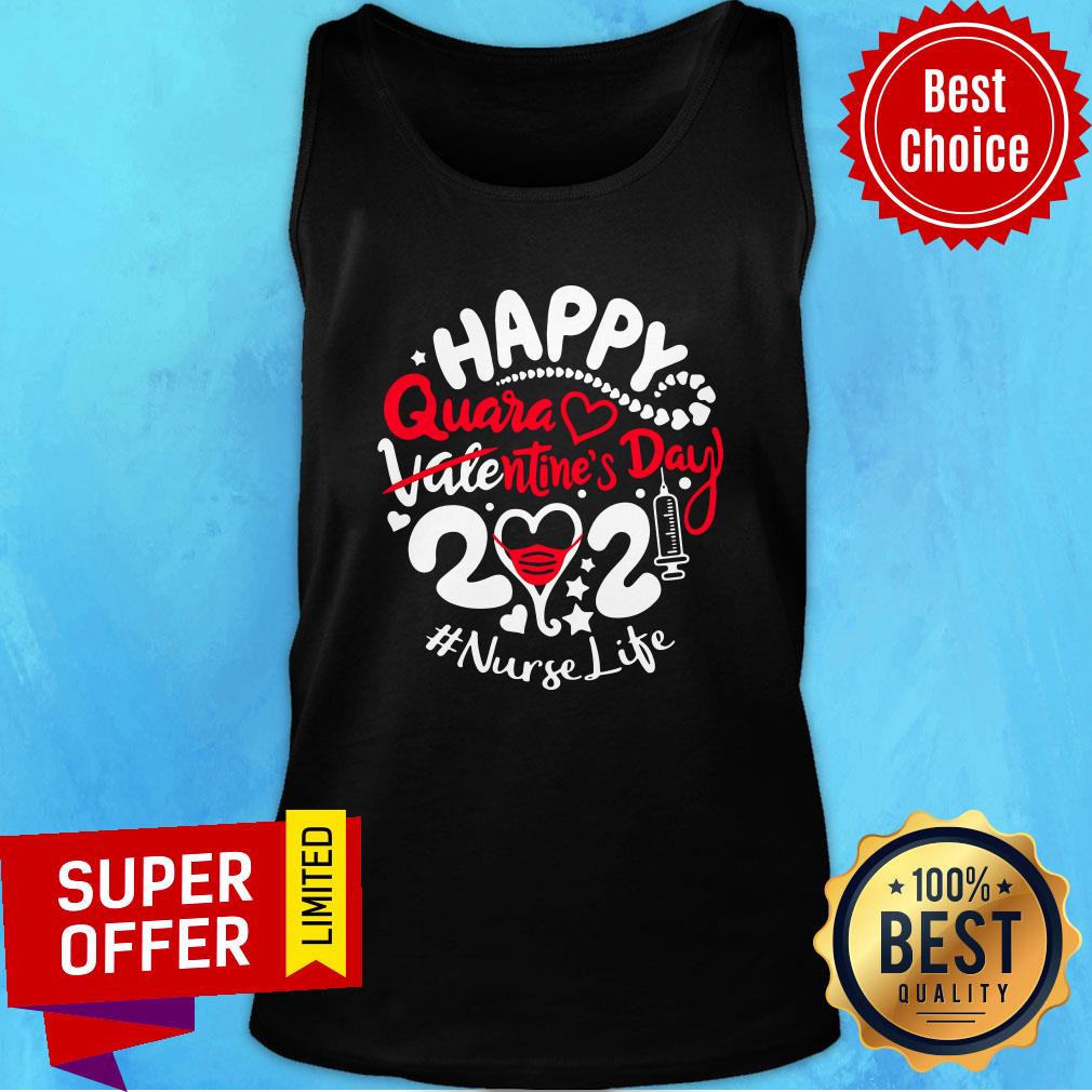Official Happy Quarantined Valentine's Day 2021 Registered Nurse Shirt