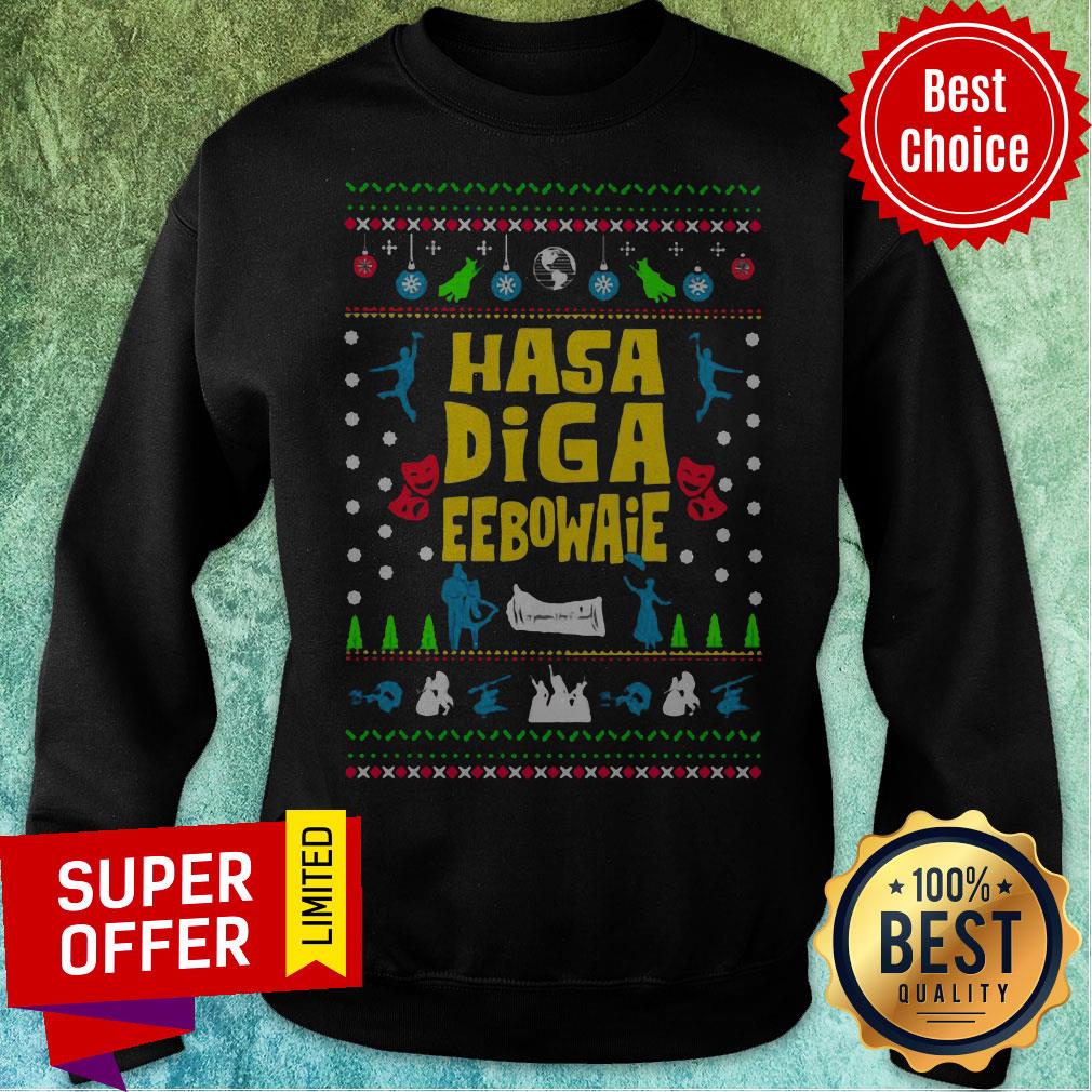 Official Hasa Diga Eebowai Broadway Ugly Christmas Shirt