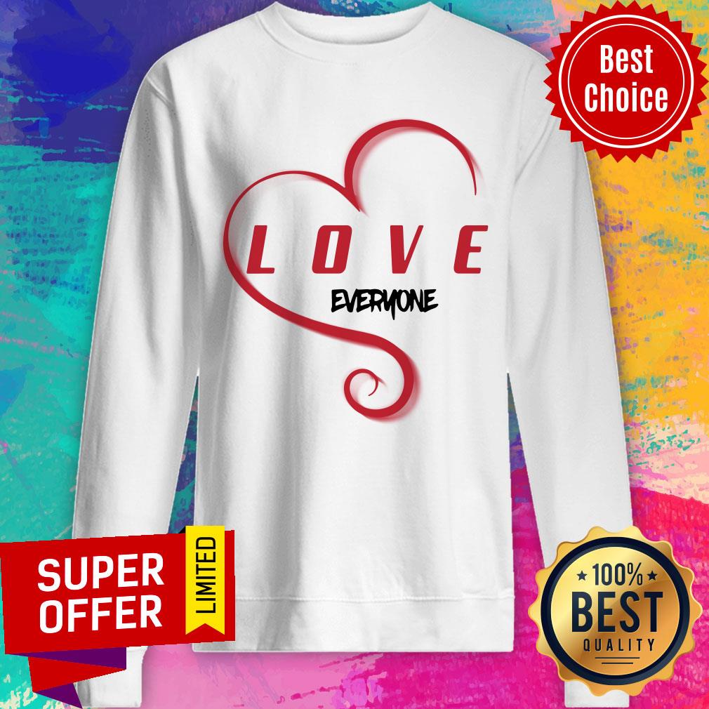 Official Heart Love Everyone Shirt
