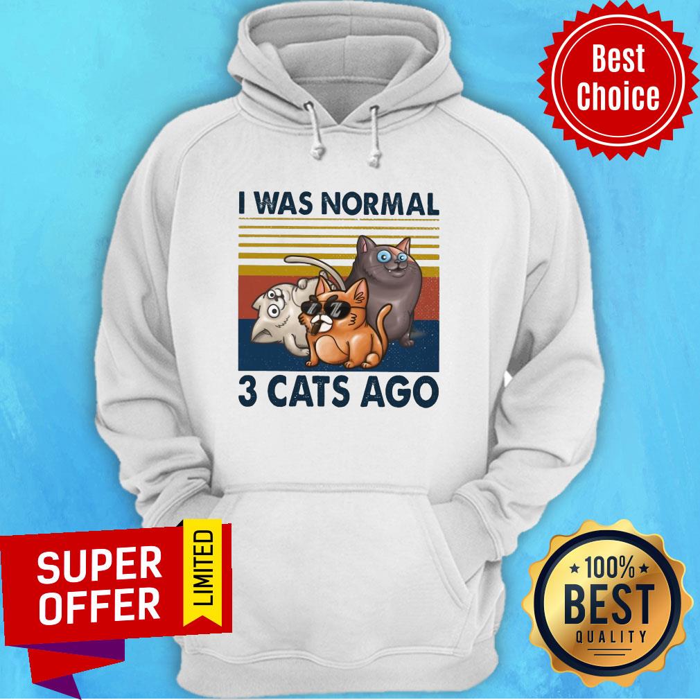 Official I Was Normal 3 Cats Ago Shirt