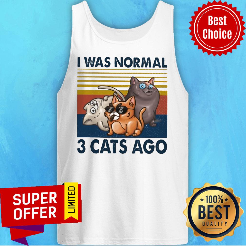 Official I Was Normal 3 Cats Ago Shirt