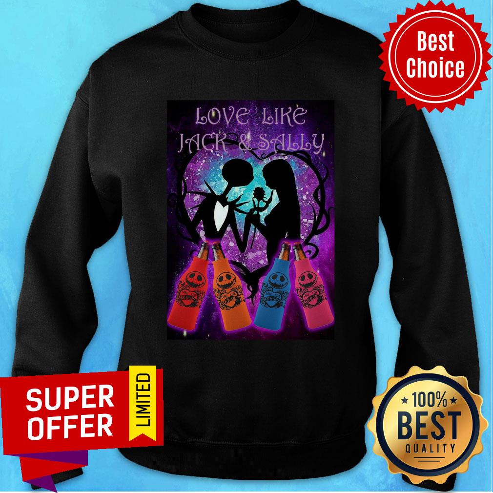 Official Love Like Jack And Sally Beer Shirt