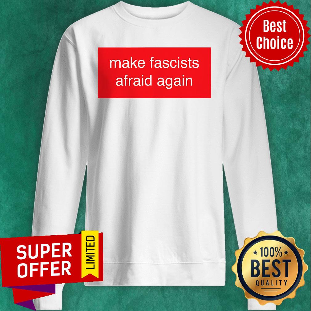 Official Make Fascists Afraid Again Red Shirt