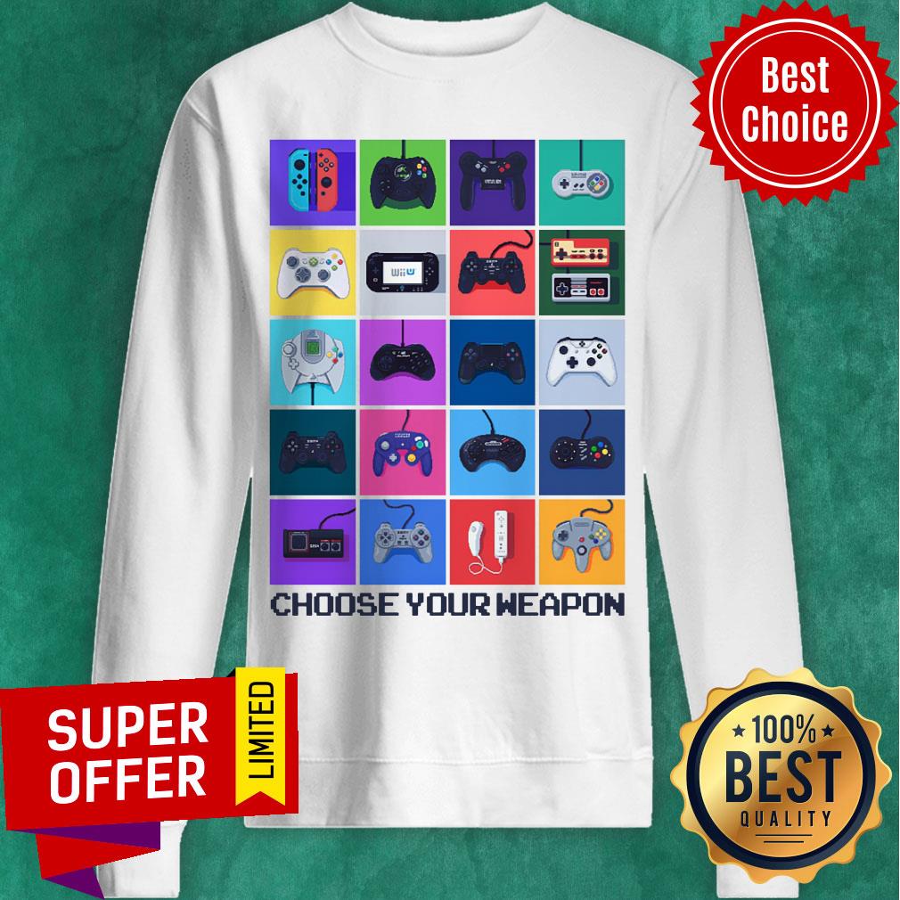 Official Many Game Choose Your Weapon Shirt