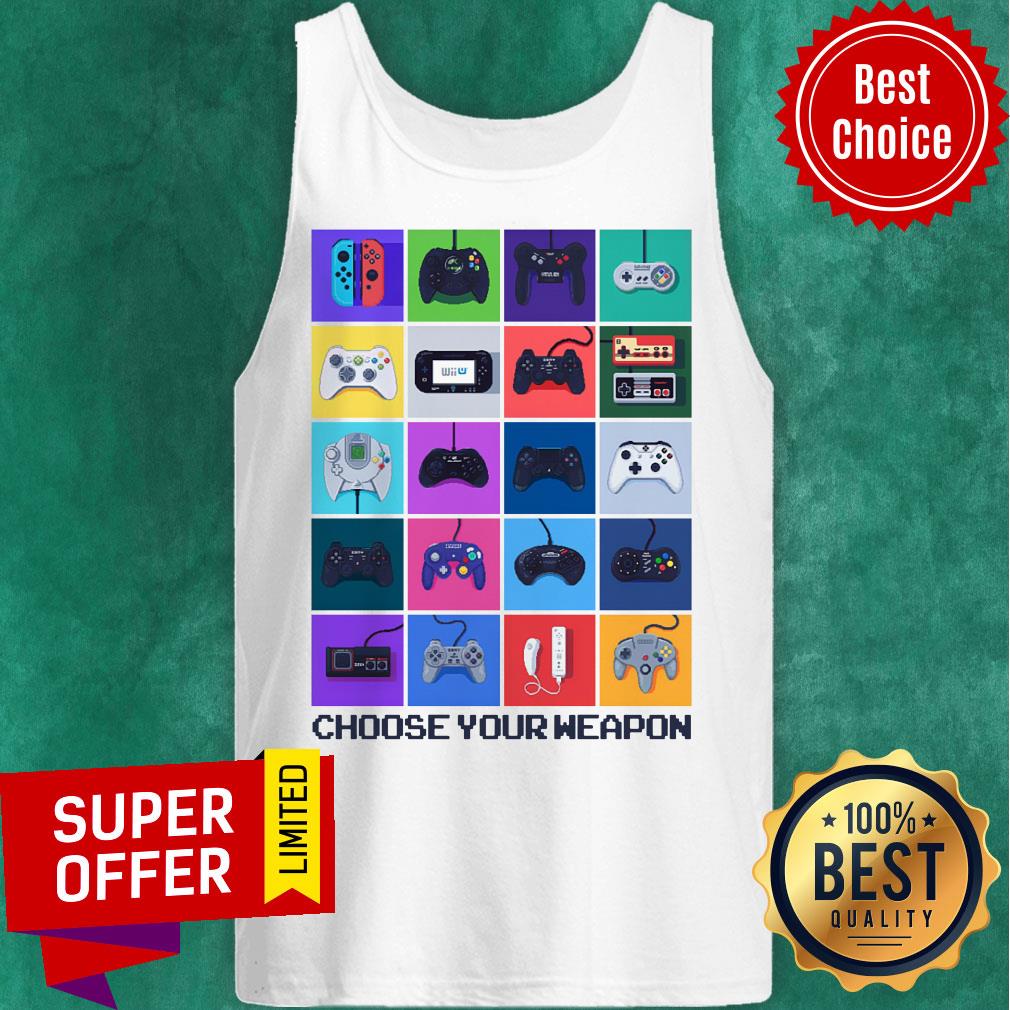 Official Many Game Choose Your Weapon Shirt