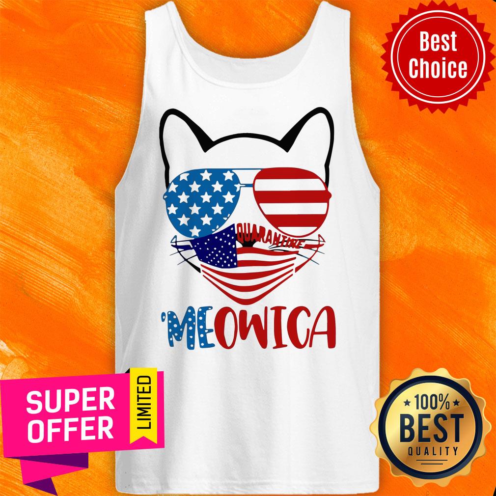 Official Meowica 4th Of July Merica Quarantine Shirt