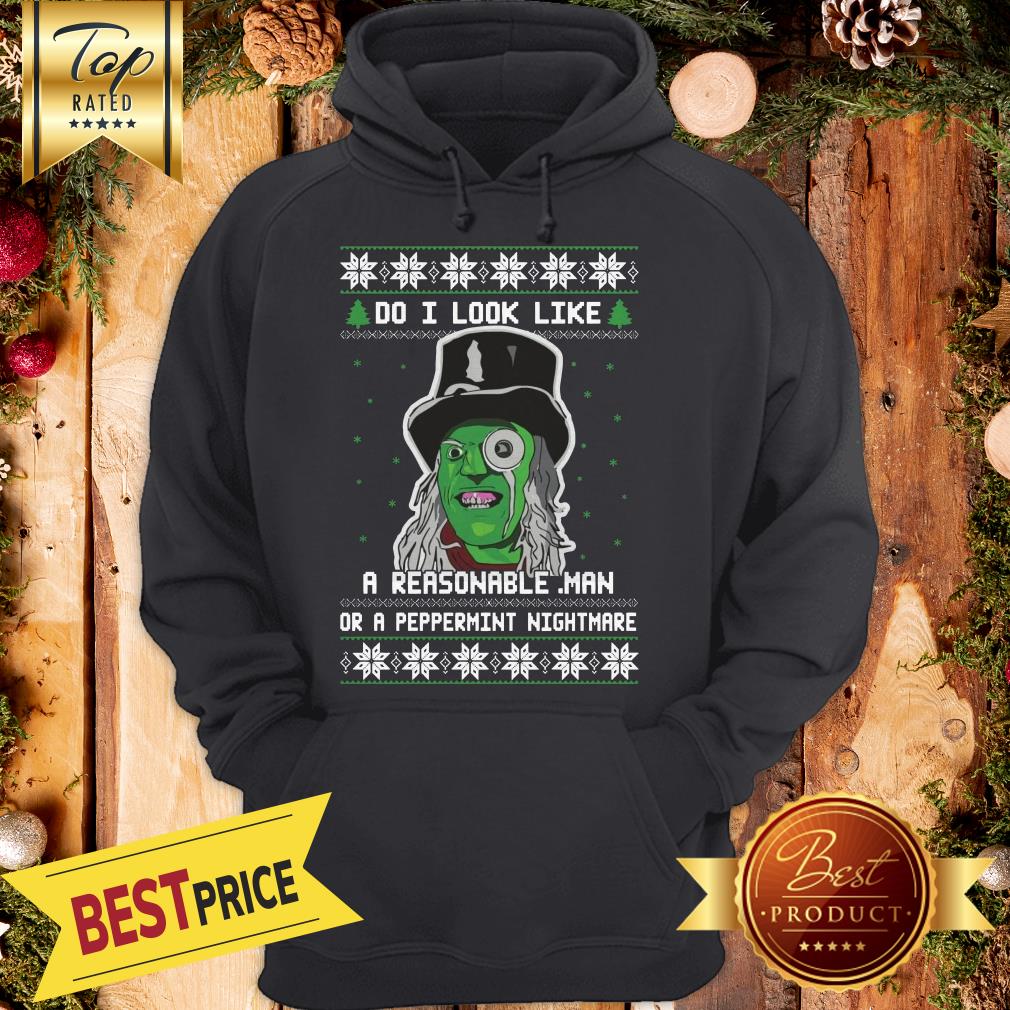 Official Mighty Boosh Do I Look Like A Reasonable Man Christmas Shirt