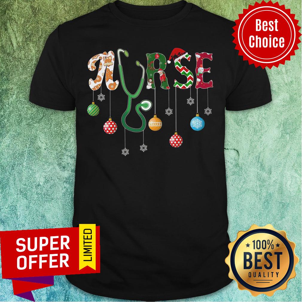 Official Nurse Merry Christmas Shirt