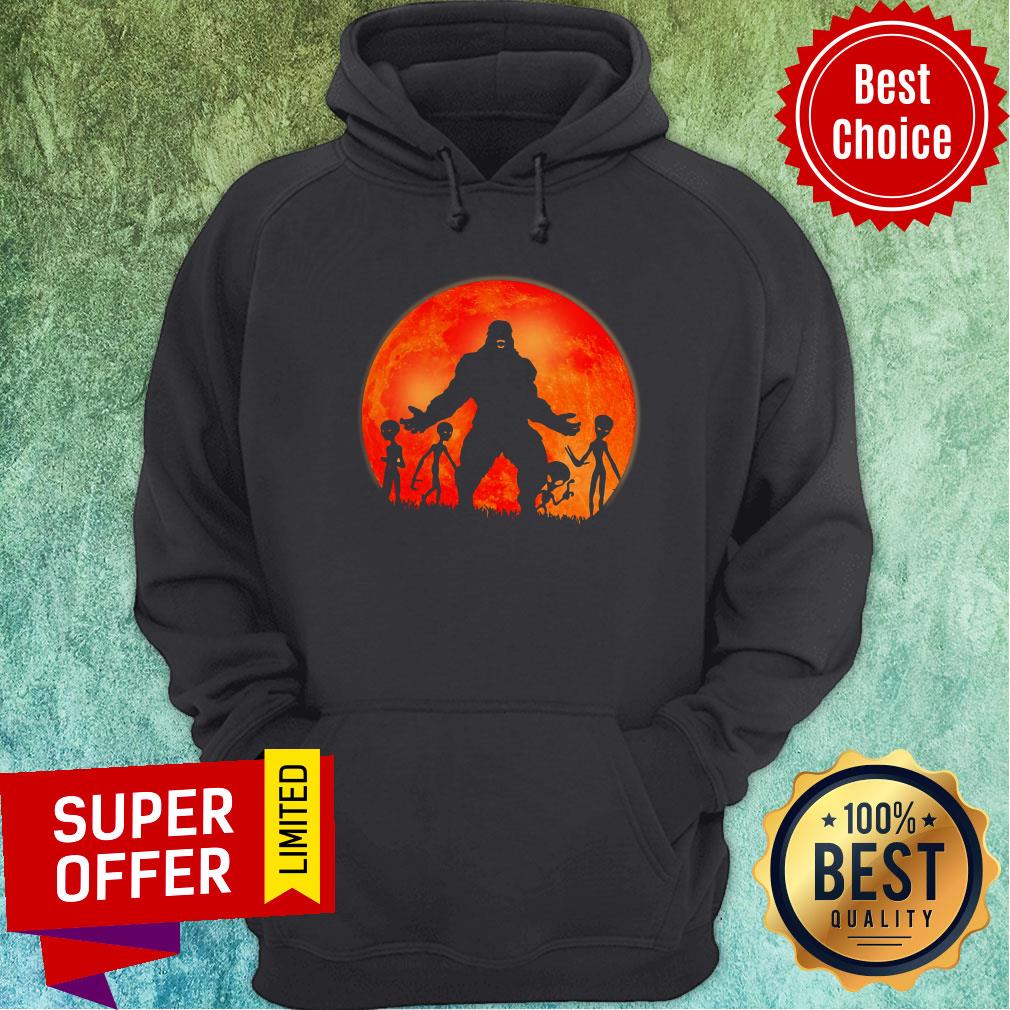 Official Red Moon Bigfoot Alien Shirt
