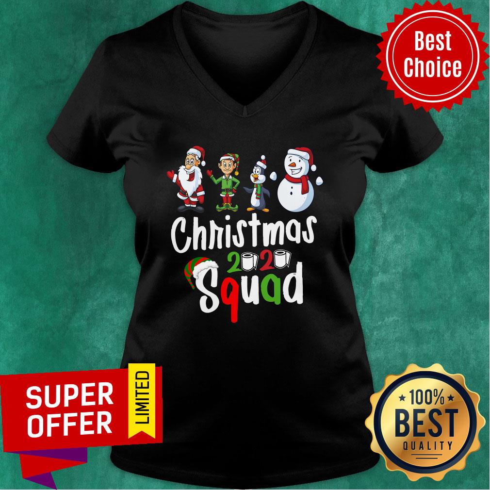 Official Santa Claus Elf Penguins Snowman Christmas 2020 Squad Shirt
