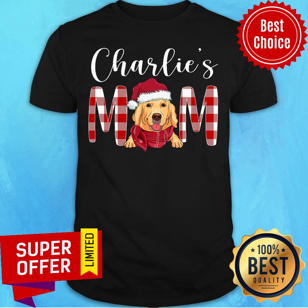 Official Santa Golden Retriever Charlie’s Mom Christmas Shirt