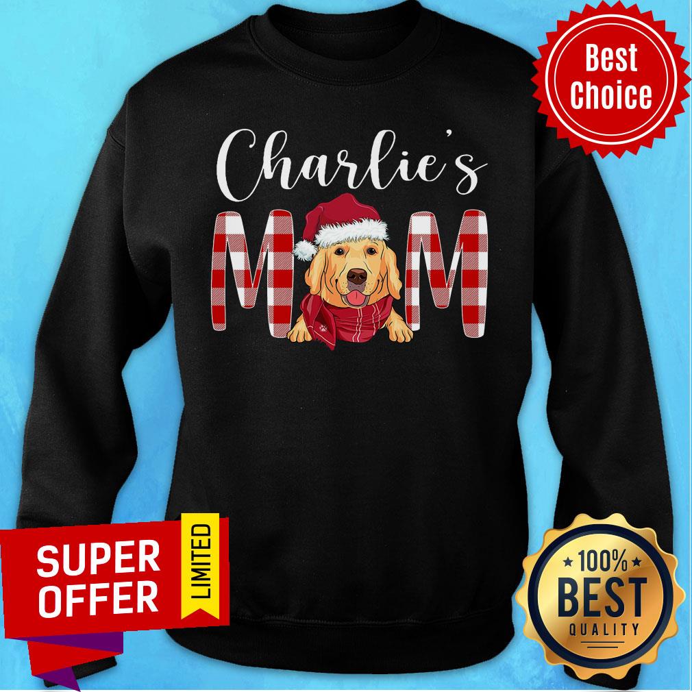 Official Santa Golden Retriever Charlie’s Mom Christmas Shirt