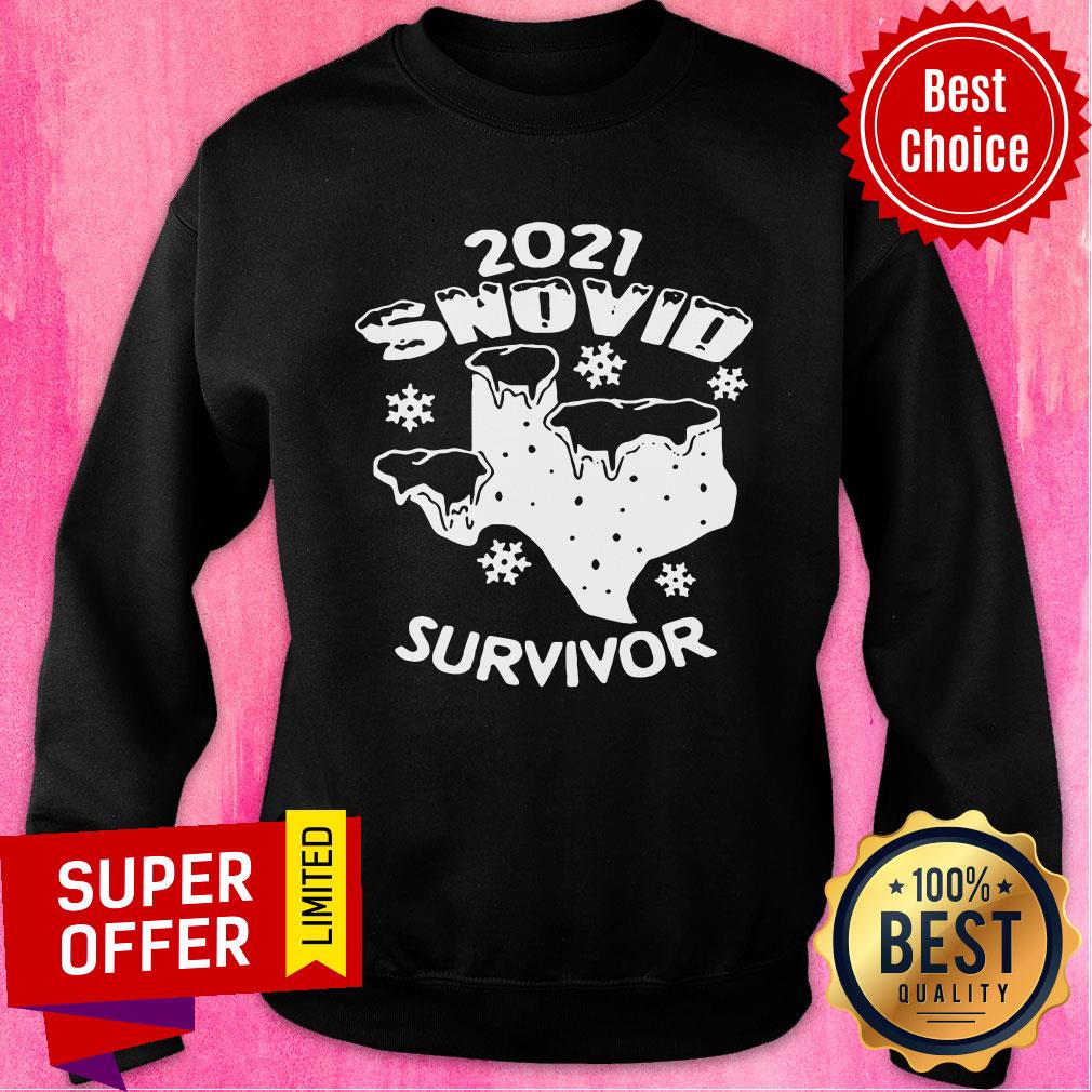 Official Snovid 2021 Texas Survived Shirt