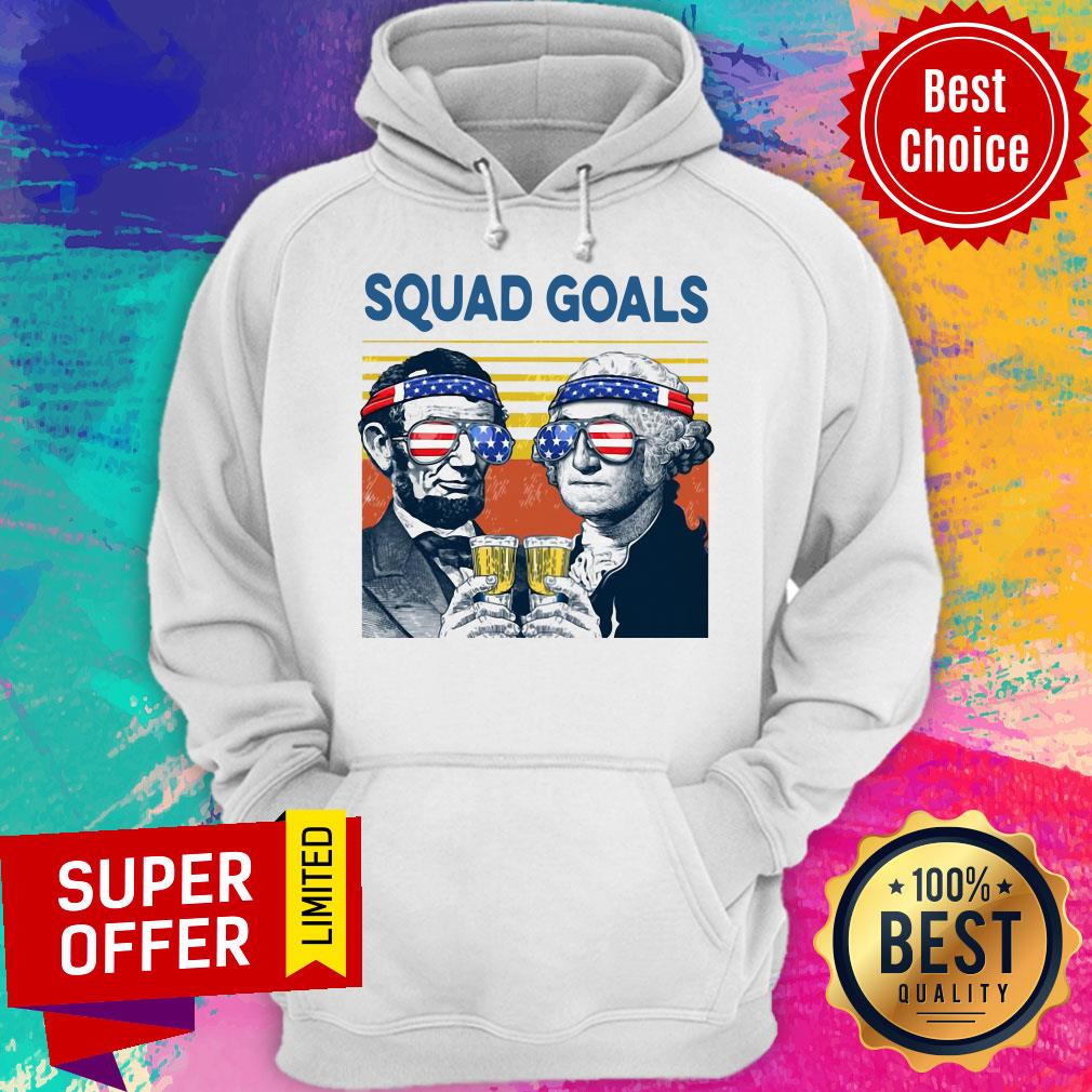 Official Squad Goal American Flag Vintage Shirt