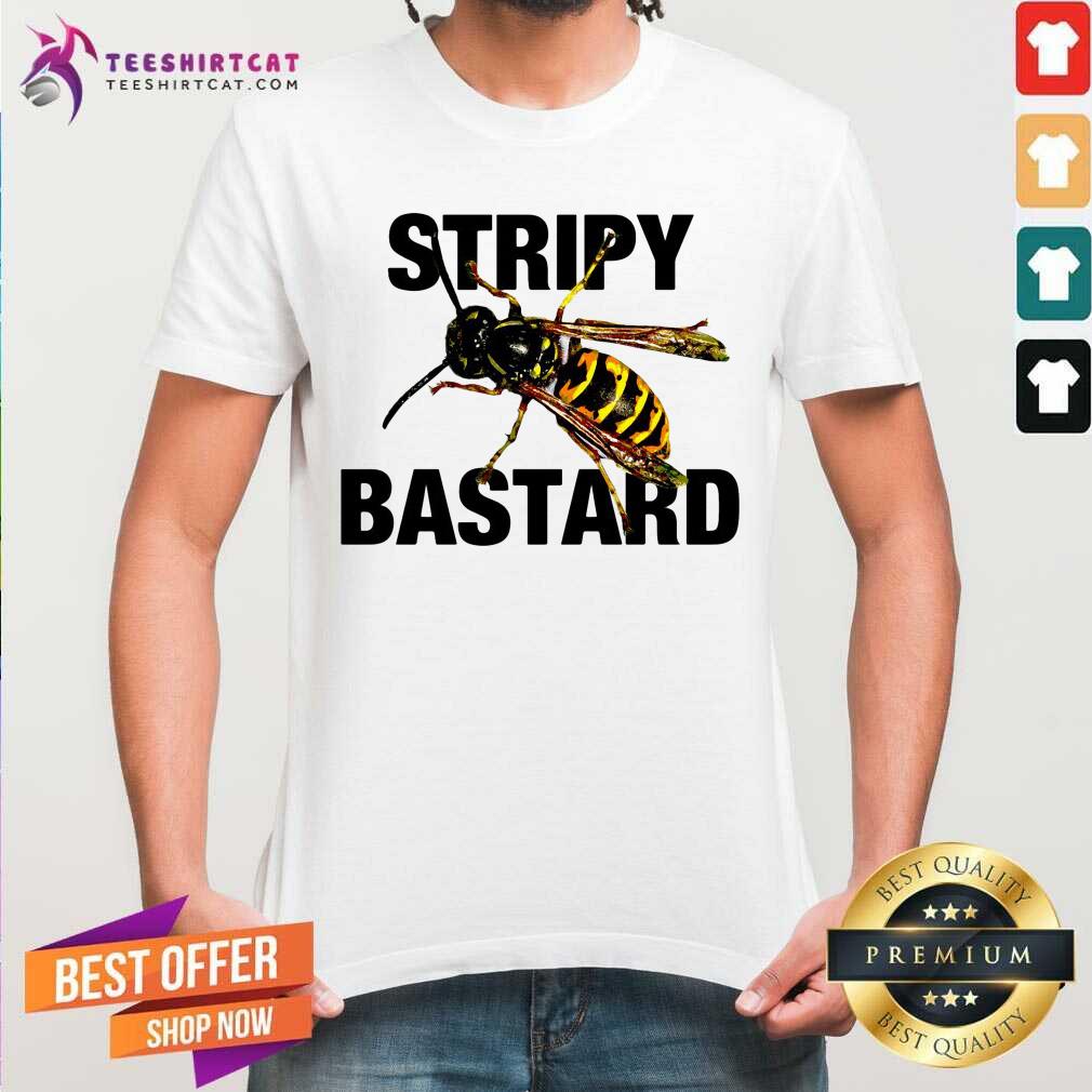 Official Stripy Bastard Bee Shirt