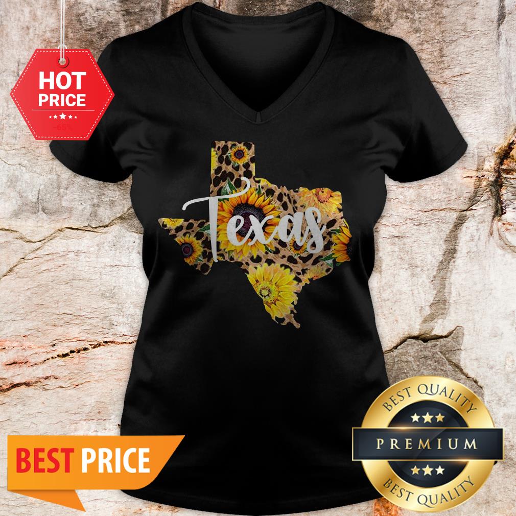 Official Texas Sunflower Wildflower State Map Shirt