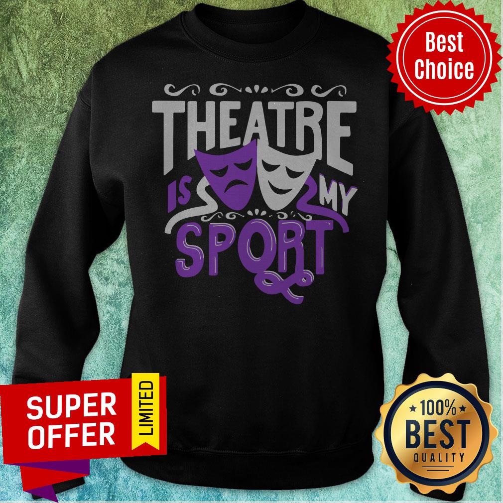 Official Theatre Is My Sport Christmas Face Mask Shirt