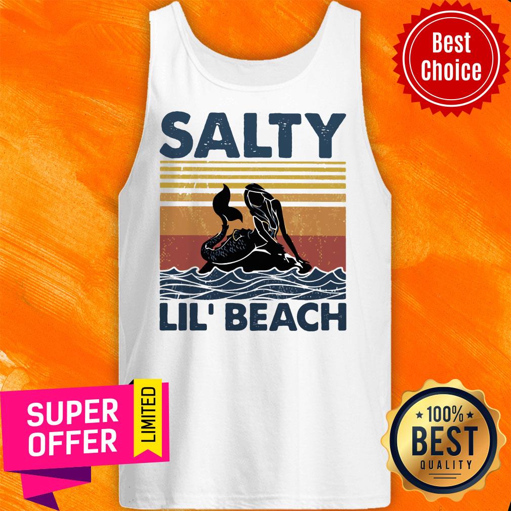 Official Vintage Mermaid Salty Lil' Beach Shirt