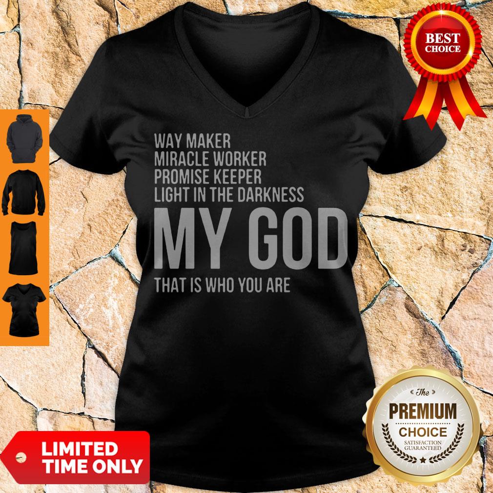Official Way Maker Miracle Worker My God Shirt