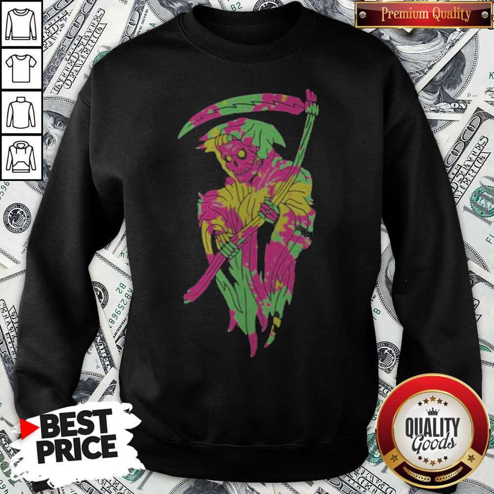 Official Zomboy Merch Tie Dye Reaper Shirt