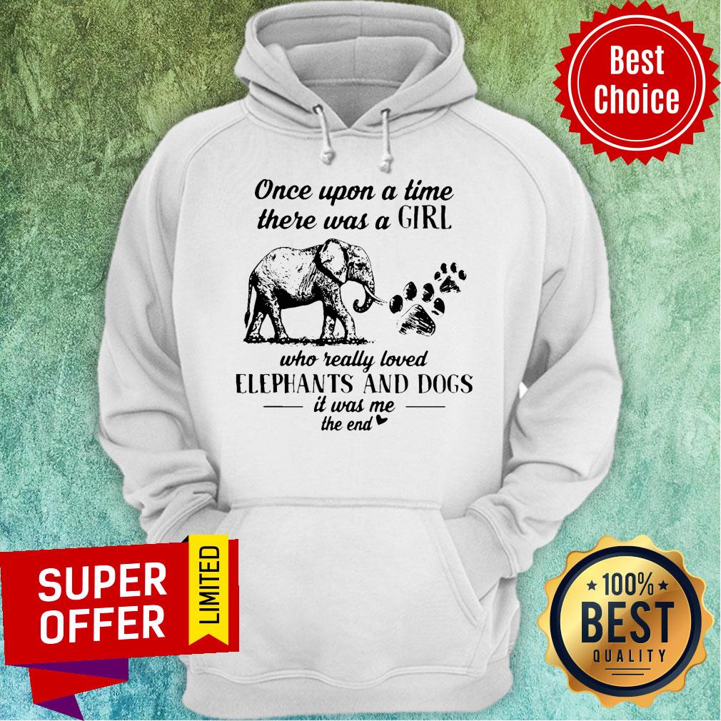 Once Upon A Time There Was A Girl Who Really Loved Elephants And Dogs Shirt