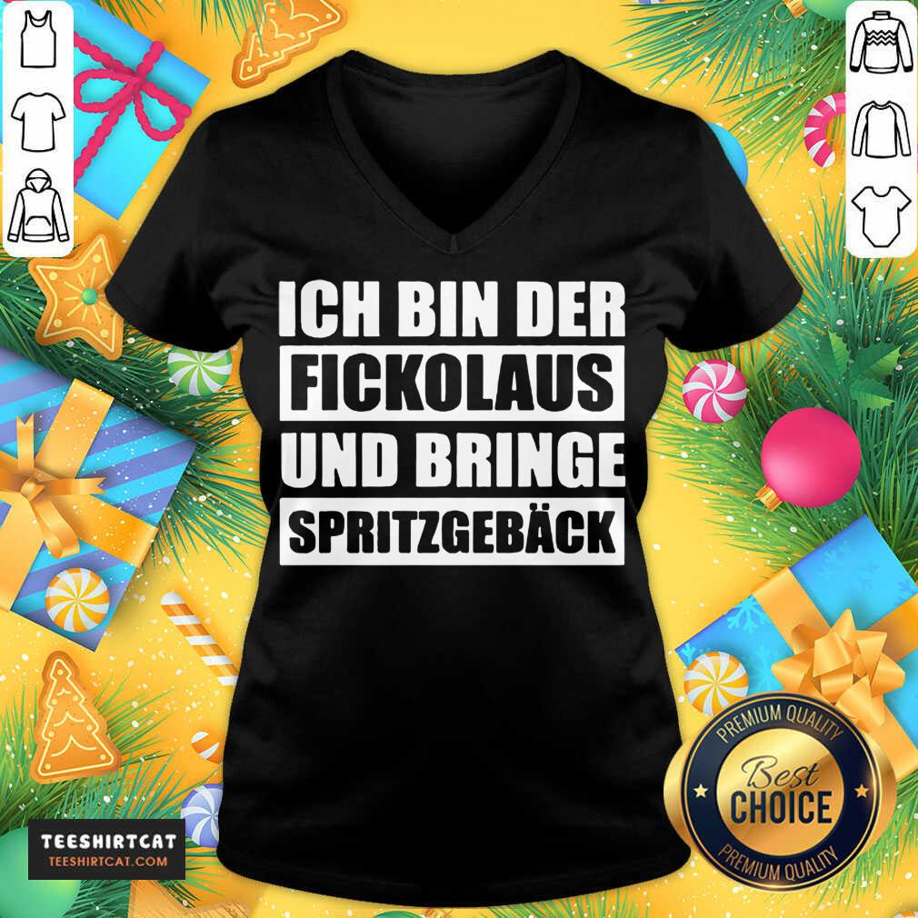 Original Ich Bin Der Fickolaus Und Bringe Spritzgebäck Shirt