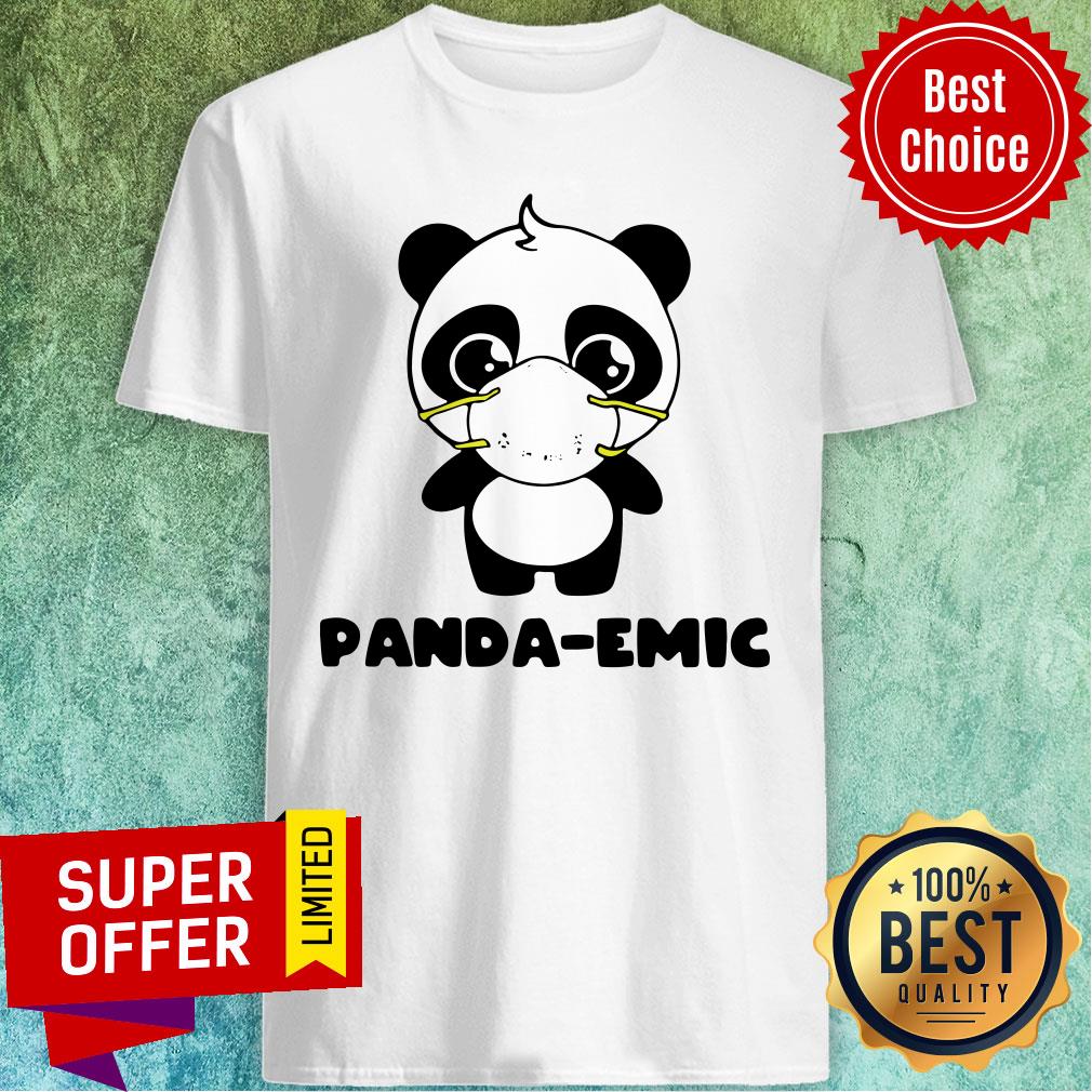 Panda Emic Cute Quarantine Social Distancing Shirt