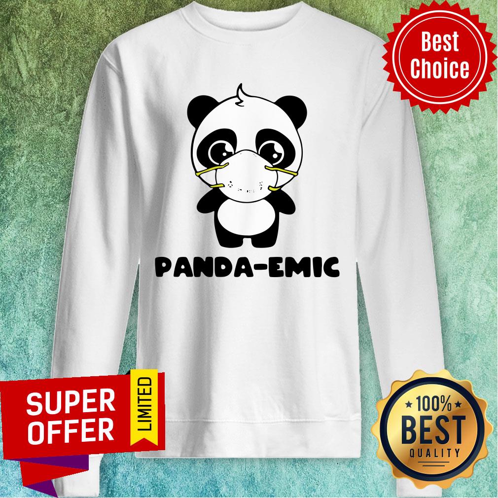 Panda Emic Cute Quarantine Social Distancing Shirt