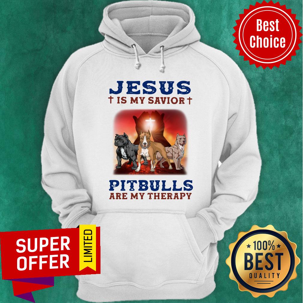 Pitbulls Are My Therapy Jesus Shirt