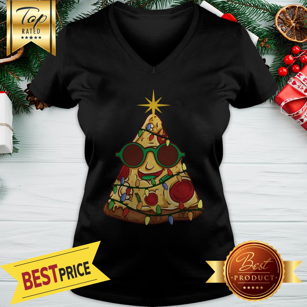 Pizza Christmas Tree Shirt