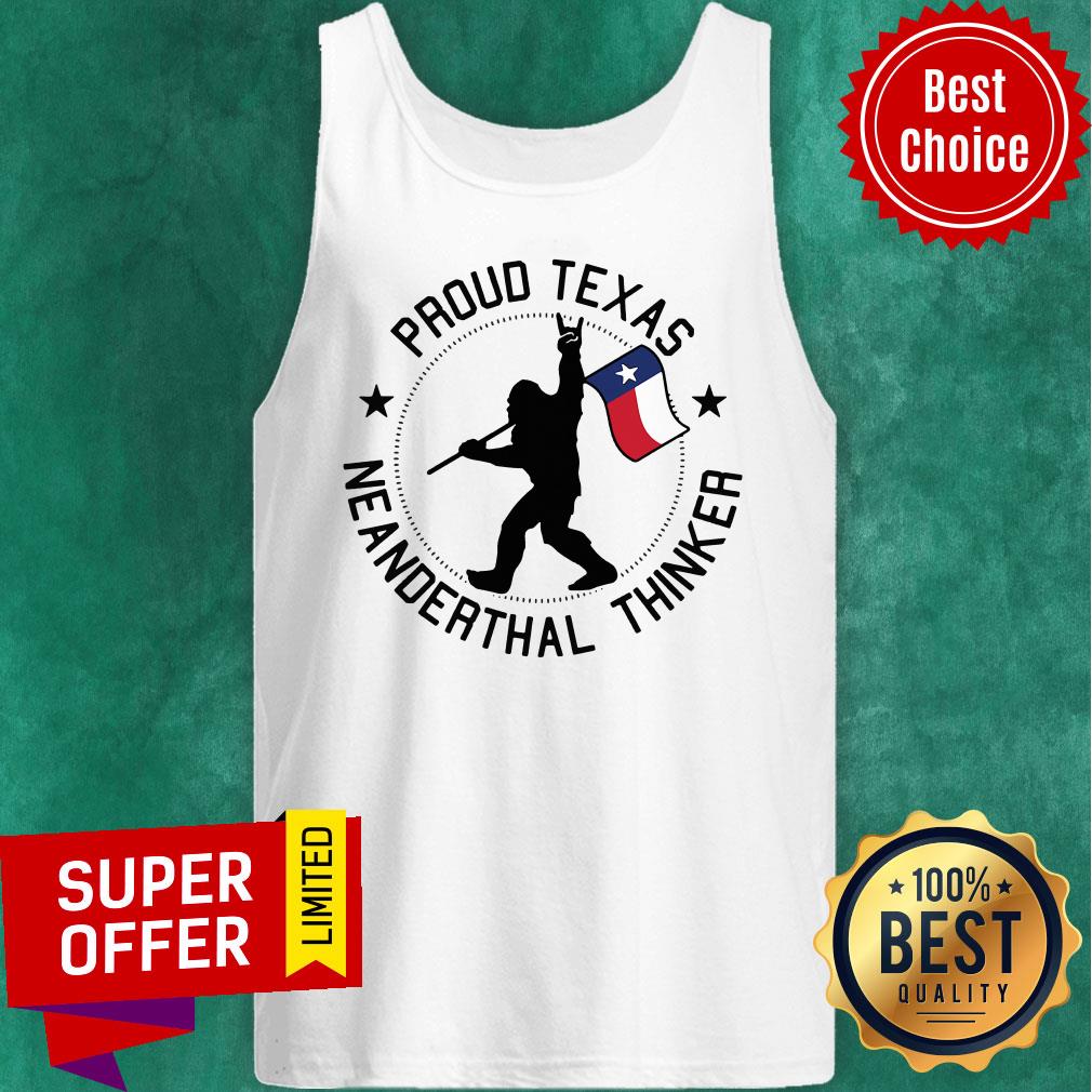 Preium Proud Texas Texas Neanderthals Thinker Shirt