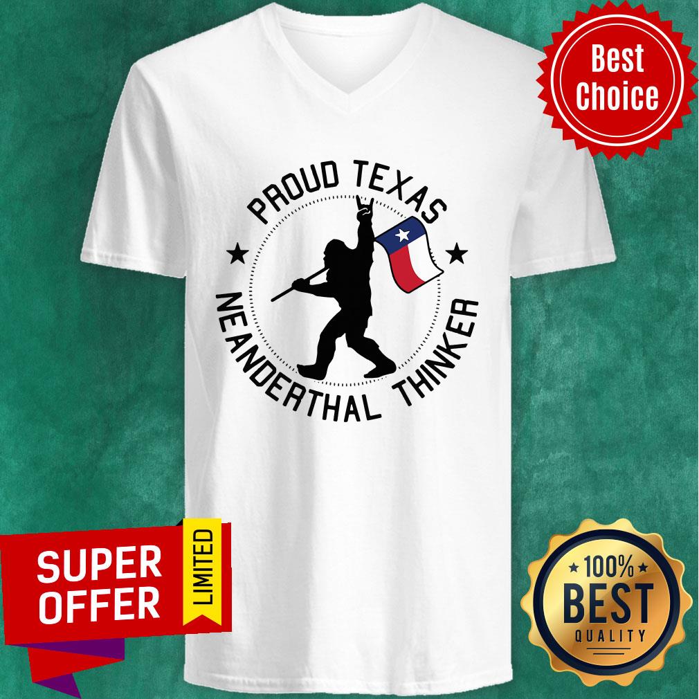 Preium Proud Texas Texas Neanderthals Thinker Shirt