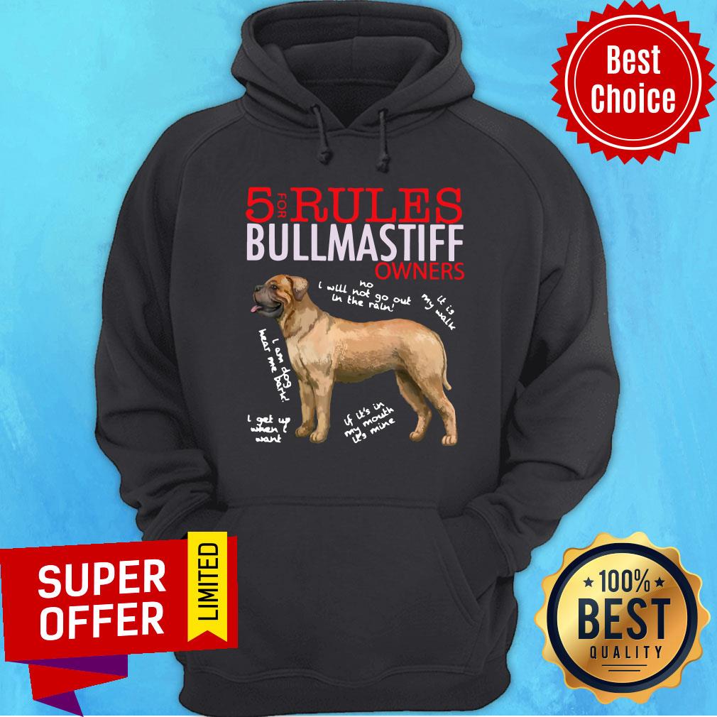 Premium 5 Rules Bullmastiff Owners Shirt