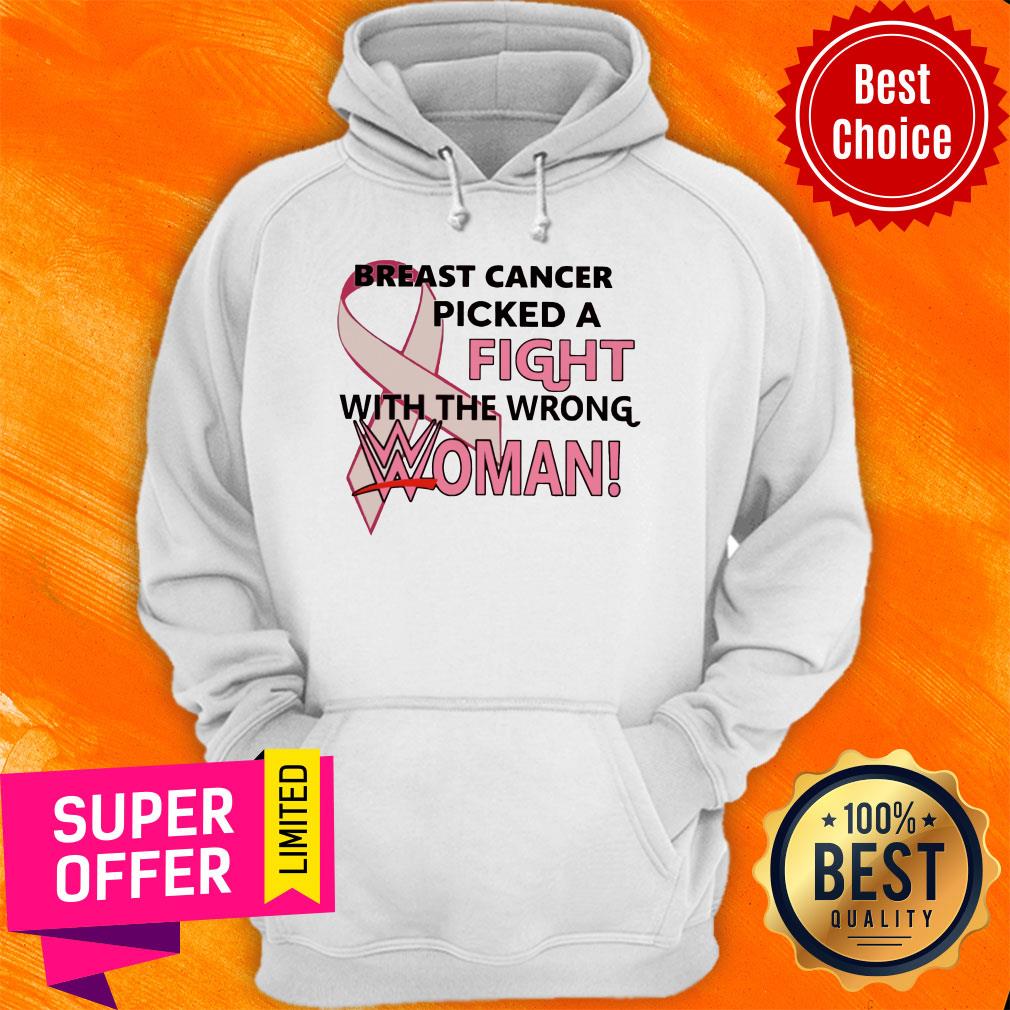Premium Breast Cancer Picked A Fight With The Wrong Woman Shirt