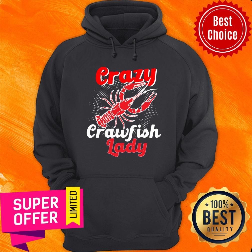 Premium Crazy Crawfish Lady Mothers Shirt