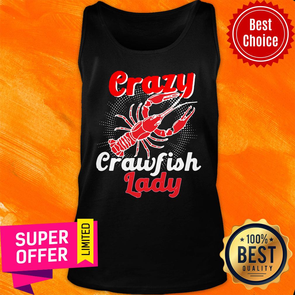 Premium Crazy Crawfish Lady Mothers Shirt