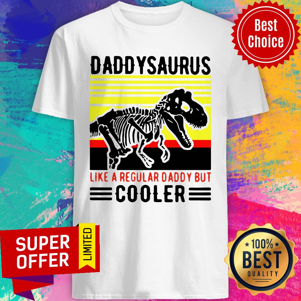 Premium Daddy Saurus Like A Regular Dady Only But Cooler Shirt